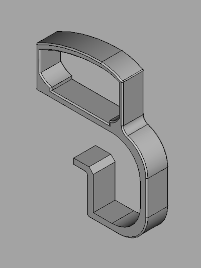 Laikiklio 3D modelis.