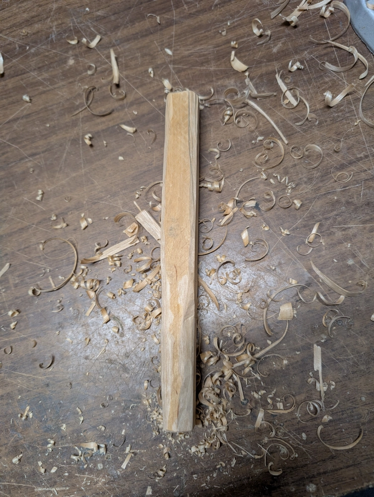 Dvidešimties milimetrų vąšelio pirmas etapas.