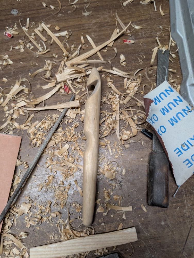 Dvidešimties milimetrų vąšelio ketvirtas darbo etapas.