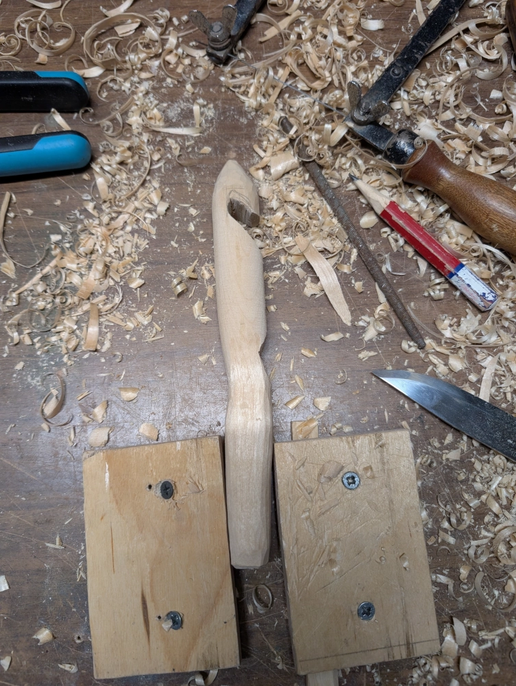 Dvidešimt penkių milimetrų vąšelio trečias etapas.